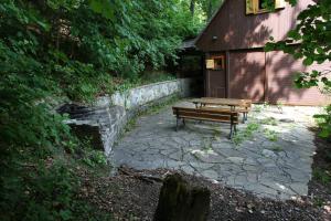 A garden outside Chata Soňa