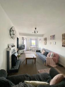 Χώρος καθιστικού στο One Bedroom Flat central Stamford