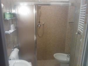 Koupelna v ubytování Hotel Real