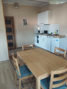 Kuchyň nebo kuchyňský kout v ubytování Apartmány Audy 2