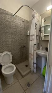 Koupelna v ubytování Kalouda Rooms