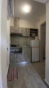 Kuchyň nebo kuchyňský kout v ubytování Kalouda Rooms