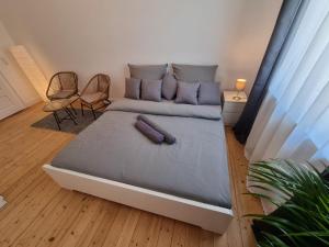 Postel nebo postele na pokoji v ubytování Süße Marie 3