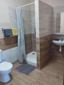 Koupelna v ubytování Apartmány Audy 2