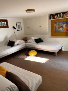Кровать или кровати в номере LA BOHÊME by K6 Conciergerie Villas