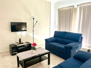 Гостиная зона в Himonas Apartments