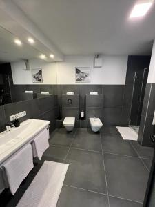 Ett badrum på Apartment Stari Pazar 2