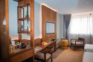 Istumisnurk majutusasutuses Hotel Barahi Kathmandu