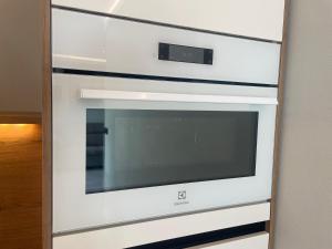 Kuchyň nebo kuchyňský kout v ubytování Apartmány Petr Vok