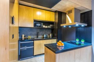 Deluxe Apartments in Palermo - by BueRentals的厨房或小厨房