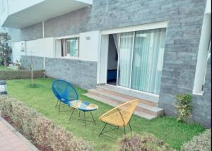 Zahrada ubytování Appartement luxueux et moderne à sidi Rehal