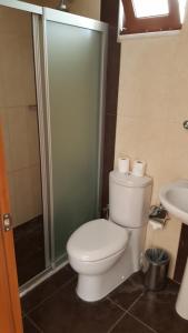 Koupelna v ubytování Felice Hotel