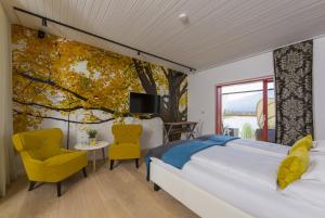Lova arba lovos apgyvendinimo įstaigoje Kleines Hotel Kärnten