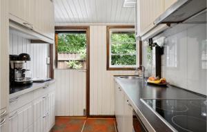 Köök või kööginurk majutusasutuses Lovely Home In Solrd Strand With Wifi