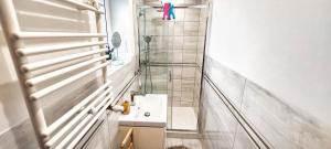 Koupelna v ubytování Apartament Noniewicza Centrum