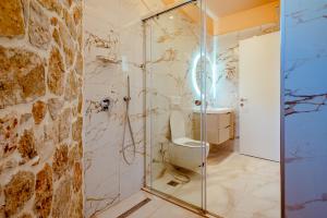 Koupelna v ubytování Alex Boutique Hotel
