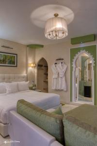 Letto o letti in una camera di Riad Hicham
