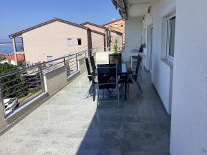 Balkón alebo terasa v ubytovaní Apartman Brankica