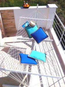 A balcony or terrace at Villa Fokea