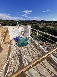 A balcony or terrace at Villa Fokea
