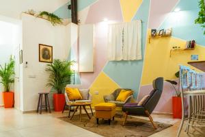 אזור ישיבה ב-Jabitat- Jaffa Boutique TLV