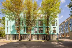 Bygningen som lejligheden ligger i