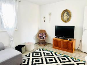 TV a/nebo společenská místnost v ubytování Lovely Summer Primošten