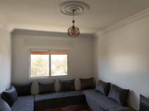 Predel za sedenje v nastanitvi Apartamentos Beach Tahadart, Asilah