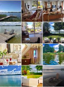 Fotografie z fotogalerie ubytování Mazurska Villa Deluxe w Pasymiu z prywatnym pomostem na jezioro Kalwa i łodzią na wyłączność Najwyższe Premium w Osada Zamkowa v destinaci Pasym