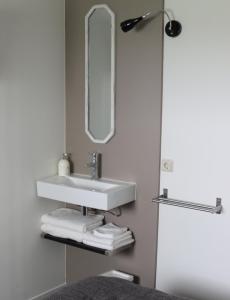 Koupelna v ubytování B&B Bovenweg