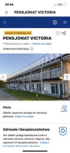 Pensjonat VICTORIA في أوستكا: لقطه شاشة لموقع مبنى
