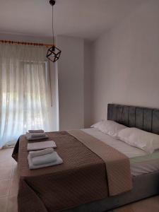 Postel nebo postele na pokoji v ubytování Gex apartments