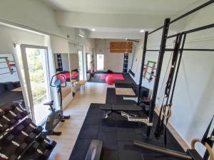 Posilňovňa alebo fitness centrum v ubytovaní Villa Višnja Prestige