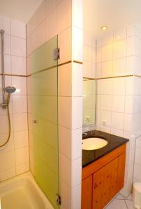 Koupelna v ubytování Hotel Gasthof Krone