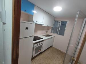 Kuchyň nebo kuchyňský kout v ubytování Edificio Entremares