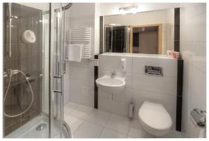 Koupelna v ubytování Arche Hotel Siedlce
