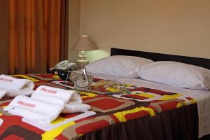 Cama o camas de una habitación en Hotel Casa Santa Beatriz