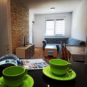 Et opholdsområde på Apartman MB