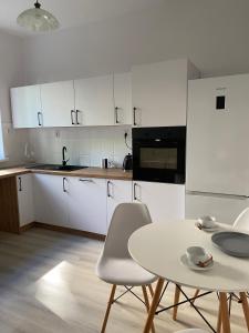 Η κουζίνα ή μικρή κουζίνα στο Bajeczne Orłowo