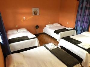 A bed or beds in a room at Ciudad Vieja Bed & Breakfast Hotel