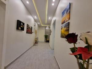 ملحق فخم جداً بمدخل وسطح مستقلين قرب لافندا بارك的电视和/或娱乐中心