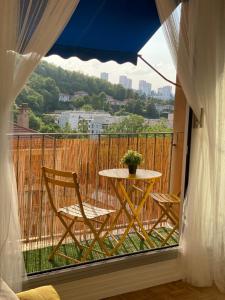 Fotografia z galérie ubytovania Bergson Top - Appart 80m2, 2 grandes chambres, entièrement rénovée et équipée, lumineux, WIFI, balcon, calme, vue imprenable v destinácii Saint-Étienne