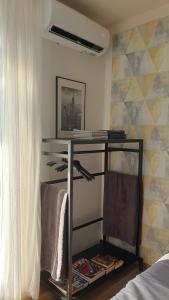 Posteľ alebo postele v izbe v ubytovaní Green Apartman Salgótarján