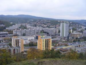 Výhľad na mesto Salgótarján alebo výhľad na mesto priamo z apartmánu