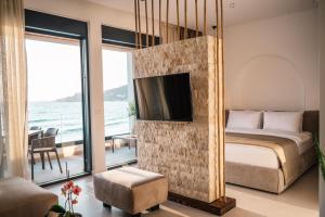 Postel nebo postele na pokoji v ubytování KAAB Boutique Hotel