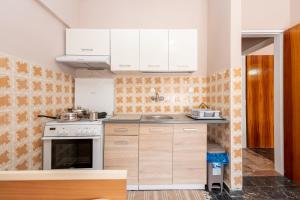 Kuchyň nebo kuchyňský kout v ubytování Venetia's appartment