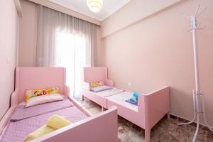 Postel nebo postele na pokoji v ubytování Venetia's appartment