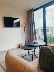 TV a/nebo společenská místnost v ubytování Malpertus + 13 fotografií