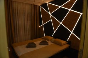 Postel nebo postele na pokoji v ubytování Premium Lux Apartman Čačak