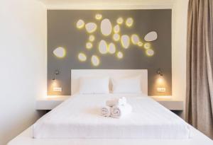 Posteľ alebo postele v izbe v ubytovaní Villa Zen - MG Villas Mykonos